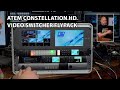 My ATEM 2 M/E Constellation HD Video Live Streaming Flypack