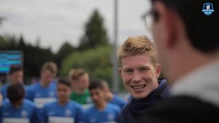 Kevin De Bruyne visits his own tournament ! #KDBCup