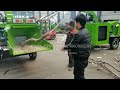 Zhangsheng Wood Chipper Machines Working, Fastest Tree Shredder Destroy Big Tree Equipment