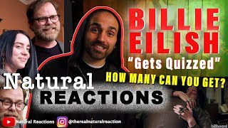 Billie Eilish gets QUIZZED by Rainn Wilson on ‘The Office' | Billboard REACTION