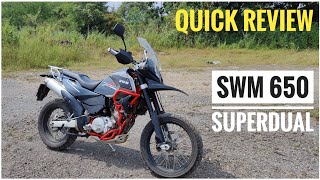 SWM Superdual T 650 | Fuly Loaded | Quick Ride Review \u0026 Feedback | Autologue Design | DNA VLOGS