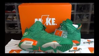 AIR JORDAN 6 GREEN GATORADE SNEAKER REVIEW