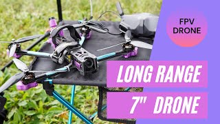 Merakit drone FPV freestyle Long Range 7 inch yang bagus dan rapih bisa kembali ke titik awal