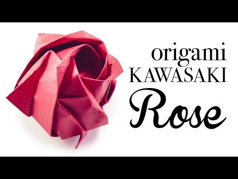 Origami Kawasaki Rose Tutorial 🌹 DIY 🌹 Origami Kawasaki Rose Tutorial 🌹 DIY 🌹