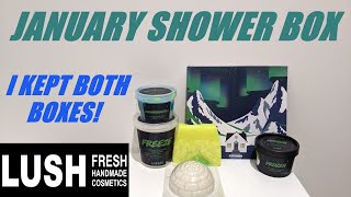 LUSH JANUARY SHOWER SUBSCRIPTION BOX /ABOMBINABALL JELLY \u0026 IGLOO❄️❄️❄️