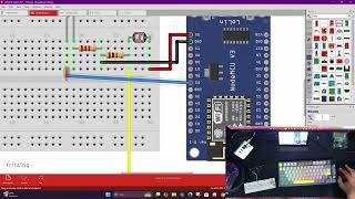 Part 5 : menyalakan LED berdasar kondisi gelap terang menggunkan nodeMcu ESP8266 & Sensor LDR