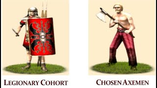 Rome: Total War 1vs1: Legionary Cohort vs Chosen Axemen (REMATCH)
