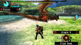 Mhp3 Rathalos speed kill! (3'41'')