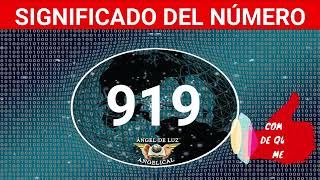 NUMEROLOGÍA🤍Significado del número 919 Numero 919 en lo espiritual🙏numero 919  NUMERO