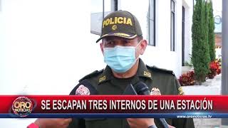 Se escaparon tres internos de estación en Floridablanca | Oro Noticias
