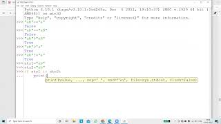 PPS Unit-4, Part-2, Sting stride, ord() and chr(), string comaping, in operation, string iteration