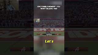 Epic College Football 25 Fumble Return!