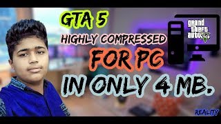 4MB || How to Download Gta 5 For Pc Highly Compressed In Only 4 MB Reality