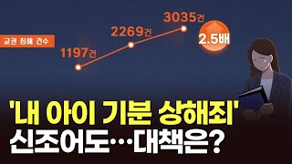 '내 아이 기분 상해죄' 신조어도…대책은?