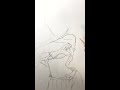 着替え中の胡蝶しのぶと目があった【鬼滅の刃】絵の描き方動画　森倉円さんのボディ参考　 shorts