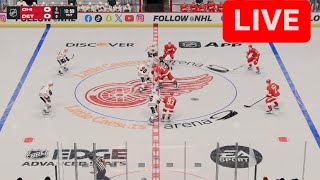 NHL LIVE🔴Detroit Red Wings vs.Chicago Blackhawks|NHL Full Game-10th January 2025-NHL 25