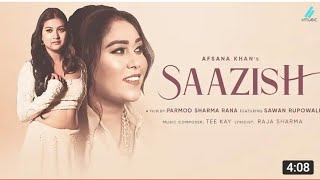 Mere dilbar ki saazish hai ( Official video ) - Afsana khan - new hindi songs 2021