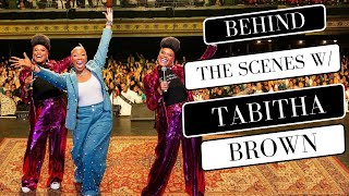 Tabitha Brown Book Tour, Interviewing Her, Live Makeover & Staff Reactions