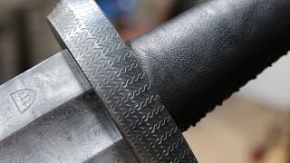 Forging a wild Damascus viking sword, the complete movie.