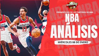 PRONÓSTICOS DEPORTIVOS - FAVORITOS DE LA NBA DEL MIÉRCOLES 08 DE ENERO DE 2025