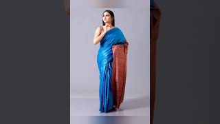 original pure silk Tussar ghicha saree with BP ph 7439865648