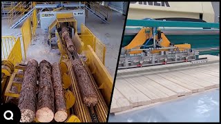Incredible Modern Woodworking Factory  | Amazing Modern Automatic Wood Cutting Sawmill Machines