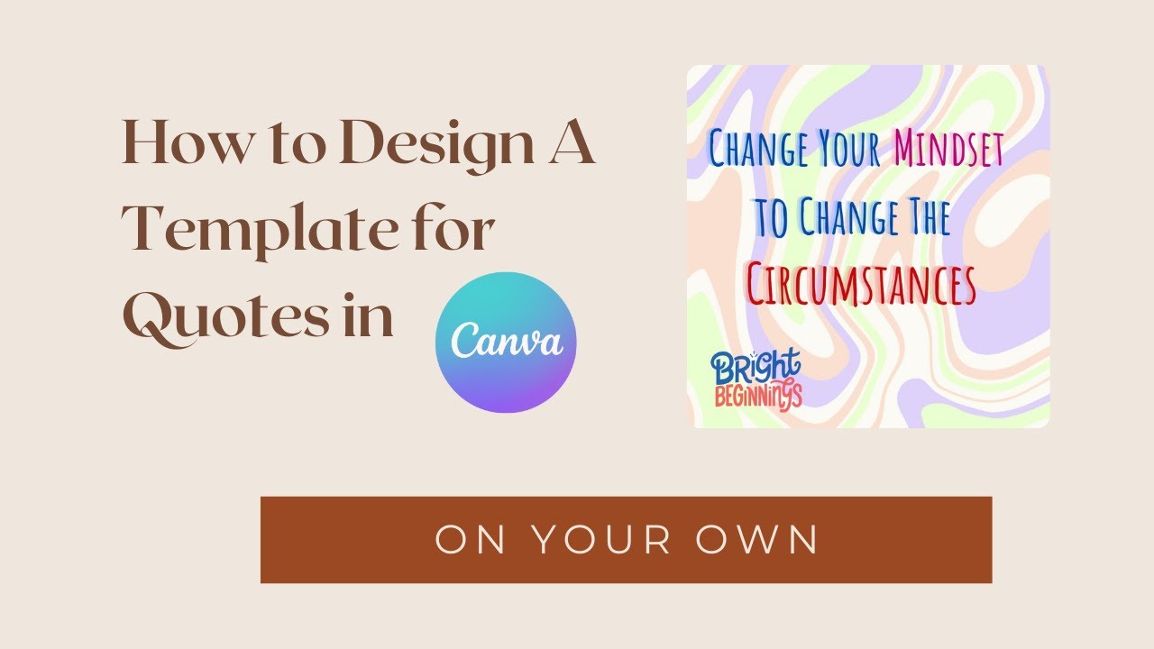 Design Template For Quotes In Canva Easy Ways Of Designing Templates