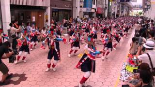 第61回よさこい祭り本祭2日目(2014/8/11)「帯屋町筋」