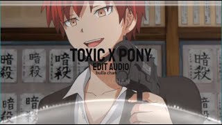 Toxic X Pony - Britney Spears, Ginuwine [Edit audio]