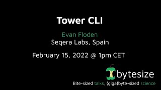 Nextflow Tower CLI (nf-core/bytesize #33)