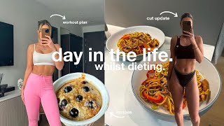 A DAY IN MY LIFE TRYING TO LOSE WEIGHT | what I eat in a day, my workout routine