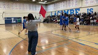 Lacombe vs Mcnally senior boys vball volleyball 1