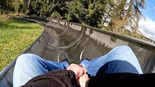 Sommerrodelbahn Lauscha, Sommerrodelbahn Ernstthal, onride/POV,  Rodelbahn Thüringen