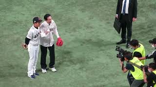 岸田首相 始球式 WBC 2023 日本v韓国