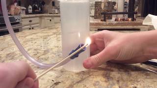 Splint burning in pure Oxygen