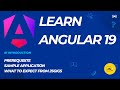 Angular 19 Tutorial, everything you want to know