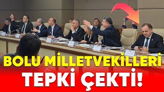 Kartalkaya komisyonunda Bolu milletvekillerinin ilgisiz tavırları tepki çekti!