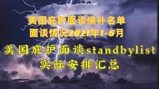 美国庇护面谈候补standby list实际面谈汇总#美国庇护#美国庇护面谈2021 #庇护催面谈 #庇护面谈速度2021#庇护面谈排期2021#美国政治庇护#美国政治庇护 #2021美国庇护最新消息