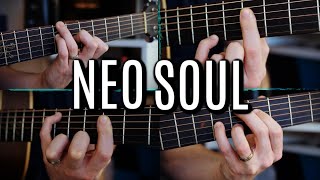 FIVE Beautiful Neo-Soul Guitar Progressions  with Awesome Voicings