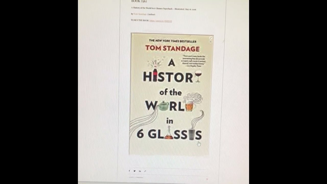 A History Of The World In 6 Glasses Paperback – Illustrated, May 16 ...