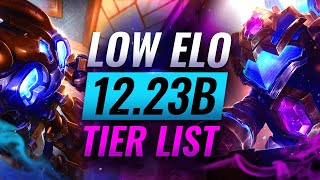 NEW LOW ELO Tier List: Ranking Champs on Patch 12.23b - League of Legends