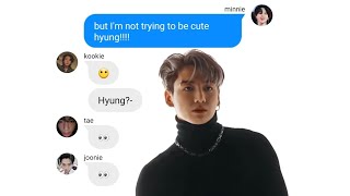 BTS Texts w/ Jikook – the one who likes ‘hyung’