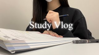 Study vlog | 정시러의 수능 벼락치기, 예비 고3 일상, 공부 브이로그, 밤샘, 설에도 스카가는 k고딩, 정시파이터