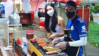 MUKBANG KEDAI LOKCING MALAYSIA!!- Sate Ikan, Sandwich Ayam, Sosej Pulut, Sosej Tomyam, Pulut Sotong