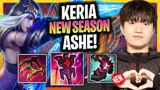 KERIA FIRST TIME WITH ASHE IN NEW NOXUS SEASON! | T1 Keria Plays Ashe Support vs Lissandra!