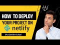 How to DEPLOY your website for FREE on netlify- Tutorial
