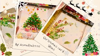 How to paint your own Christmas card – Simple & fun for beginners