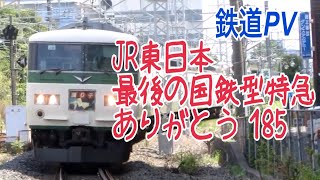 【鉄道PV】ありがとう関東最後の国鉄型特急185系　～東海道をかけた列車たち～