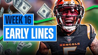 NFL Week 16 Early Picks | Line Movement Predictions (2024)