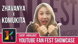 Zhavanya Meidi di Youtube Fan Fest Showcase Yogyakarta